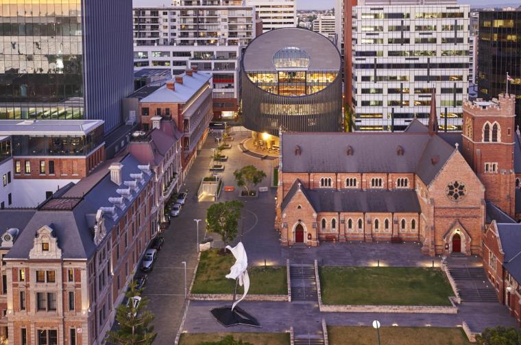 City of Perth Library from above