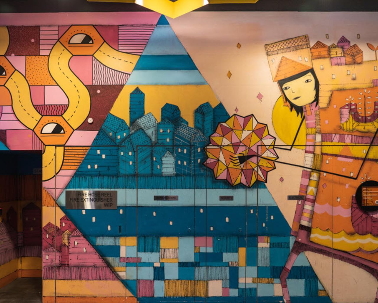 Kyle Hughes-Odgers mural at 140 William Street
