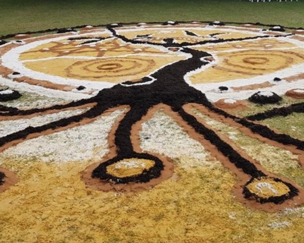 Aboriginal Sand Art