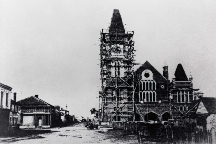 Town Hall Under Construction