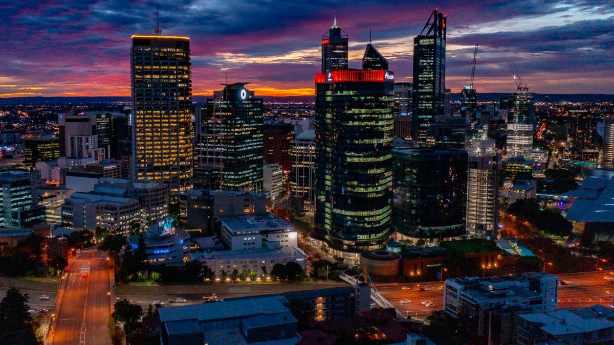 City of Perth skyline