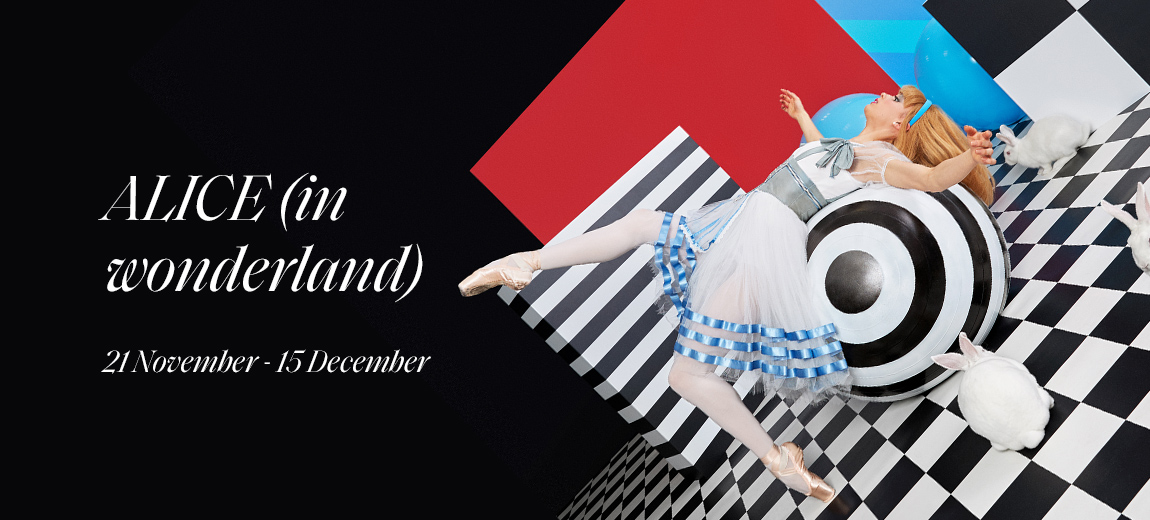 Alice in wonderland WA Ballet promo poster