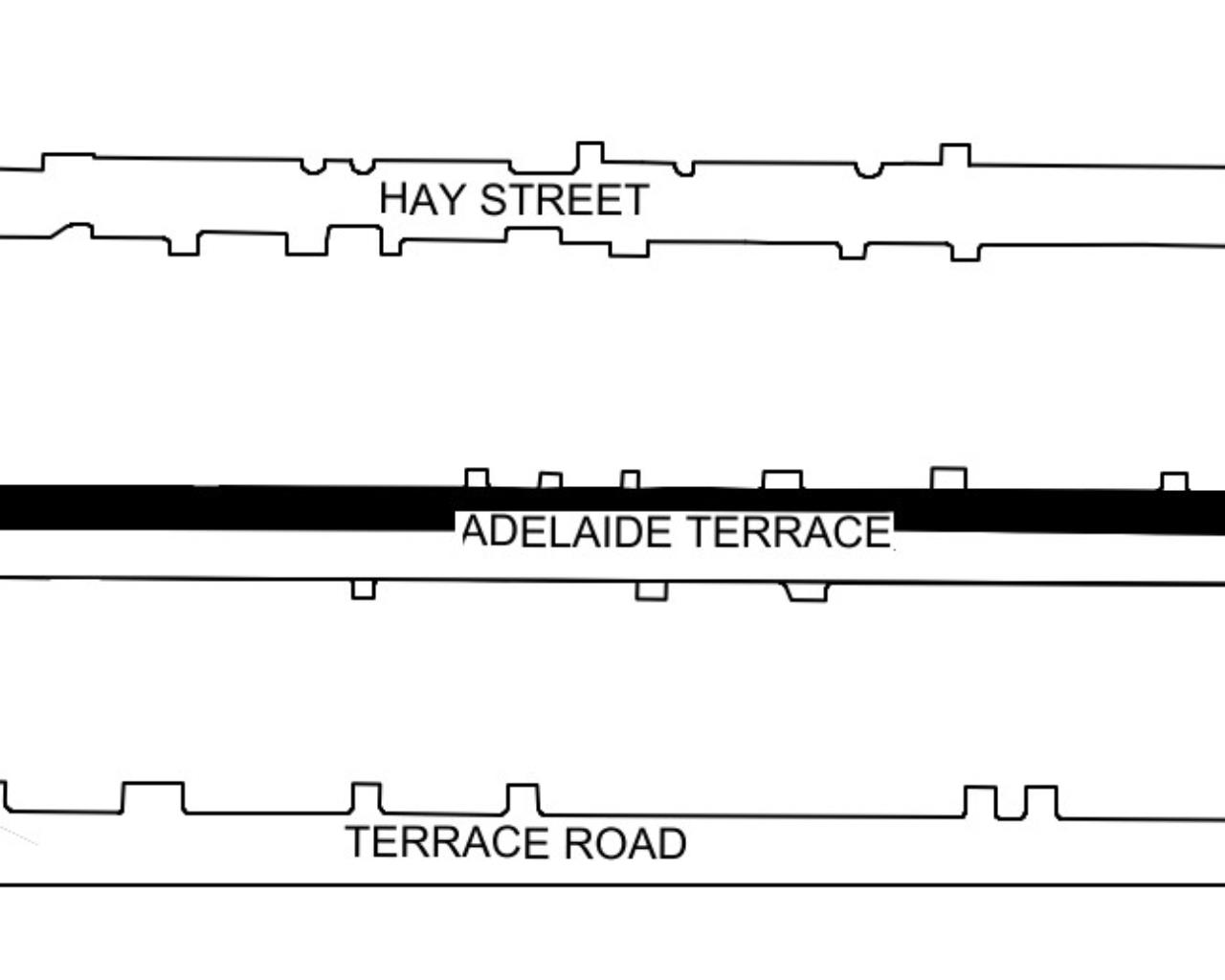 Road Closure Adelaide Tce 10 to 11 December