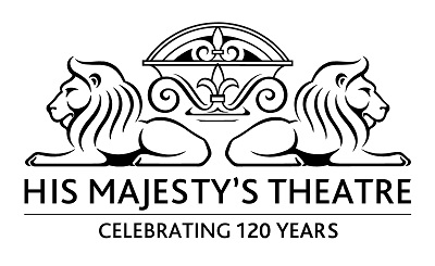 His Majesty's Theatre 120 years logo