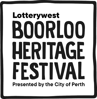 Lotterywest Boorloo Heritage Festival logo 2024