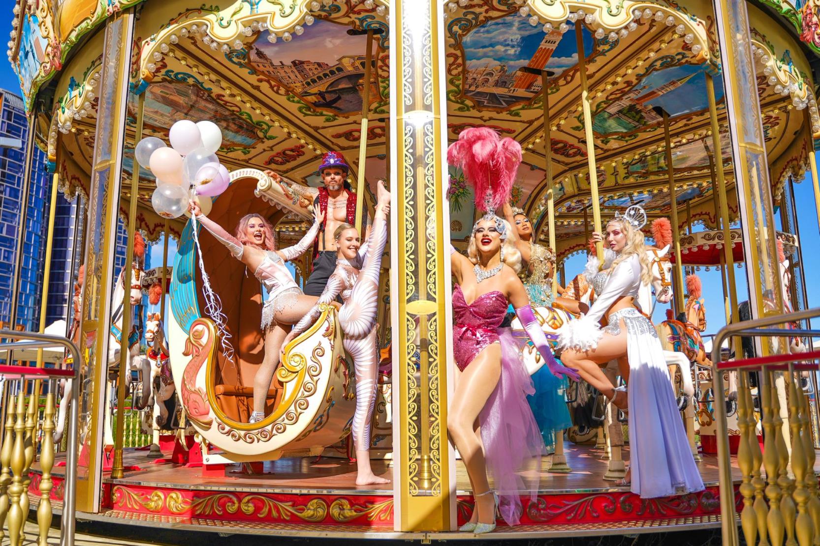 Carousel Presented by Champagne Showgirls