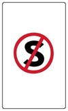 no stopping zone