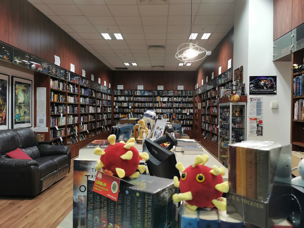A photo inside the White Dwarf book store.