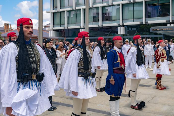 Greek Presidential Guard Flag Raising and Welcome Reception, November 2022